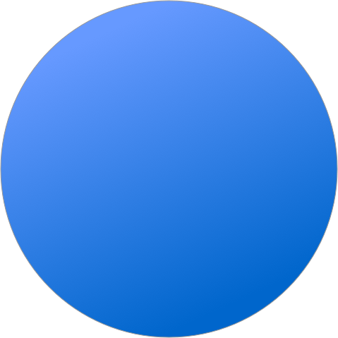 Blue oval background