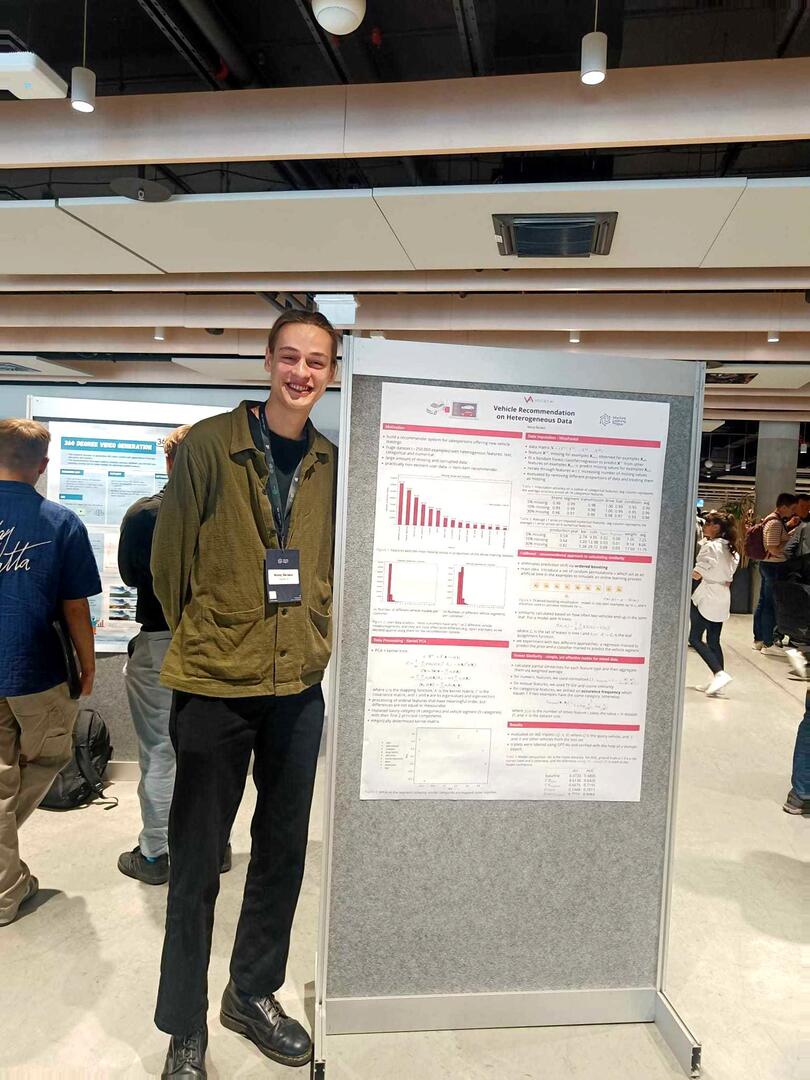 Matej and his poster